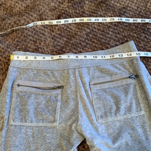 VS PINK velour wide leg sweat pants. - Picture 4 of 11